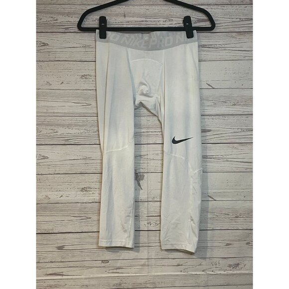 Nike Pro Men's Athletic Leggings Size Med - Picture 1 of 6